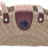 Handmade wicker classical handbag - Image 2