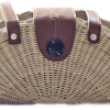 Handmade wicker classical handbag