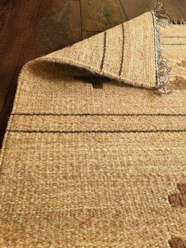 Handwoven Kilim - Natural Design - 70 cm x 140 cm - Image 4