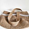 Handmade Women's Bag - White and Beige Color - 100% Egyptian Wool
