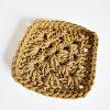 100% Egyptian Wool Handmade Coaster - 14cm x 14cm - Image 2