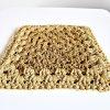 100% Egyptian Wool Handmade Coaster - 25cm x 25cm - Image 2